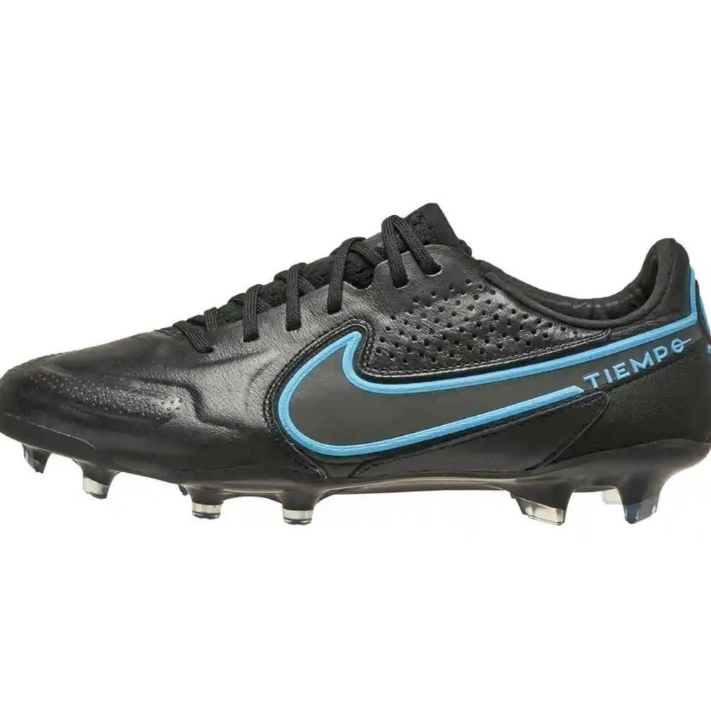 Nike Tiempo Legend 9 Elite FG Black Iron Grey Blue Hero CZ8482-004 sz 7 Men's ne - Picture 7 of 8